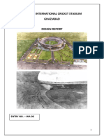 International Cricket Stadium design report