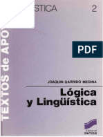 Garrido M., J. 1994. Lógica y Lingüística