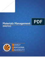 Materials - Management 1
