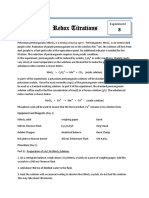 Redox Titration