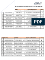 GRUPOS 3RA FASE