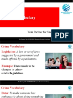 Crime Vocabulary For IELTS