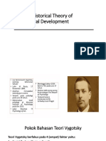 Cultural-Historical Theory of Psychological Development-Lev's Vygostk