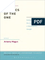 Politics of The One - Concepts of The One and The Many in Contemporary Thought - Artemy Magun PDF