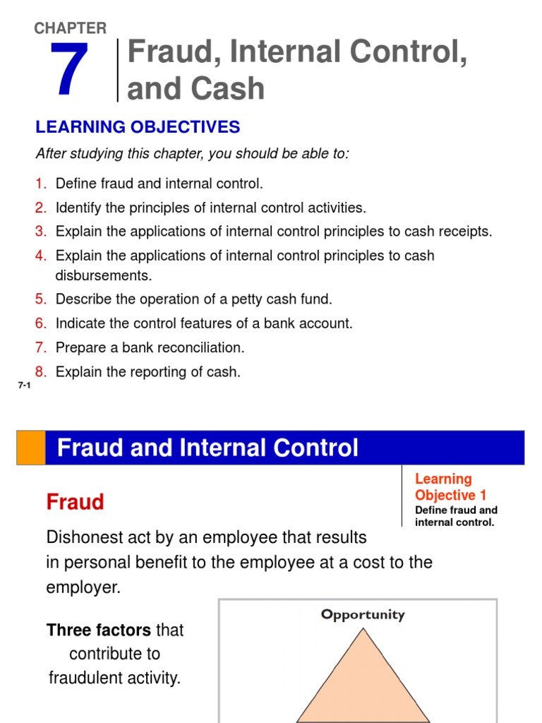 ch07 CASH PDF | PDF | Internal Control | Cheque