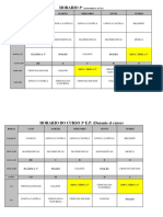 Horario 3º Ep Grande 2019-2020