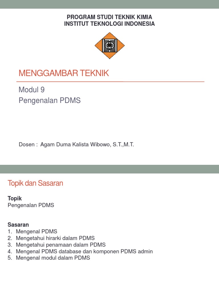 Pengenalan PDMS untuk Teknik Kimia | PDF | Databases | Pipe (Fluid ...
