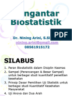 1 Biostatistik