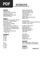 SS Law 2019 Schedule of Fees