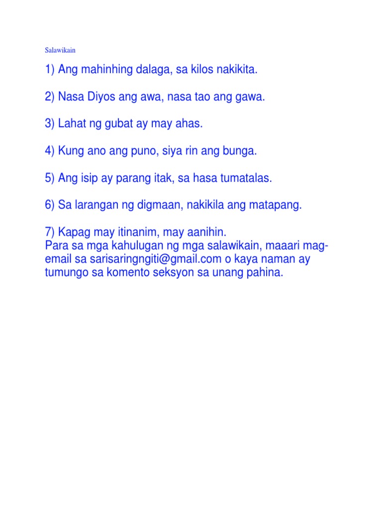 Ano Ang Kahulugan Ng Lahat Ng Gubat Ay May Ahas