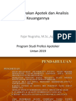 Studi Kelayakan Apotek Dan Analisis Keuangan