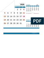 2020 Excel Calendar With Philippines Holidays 09
