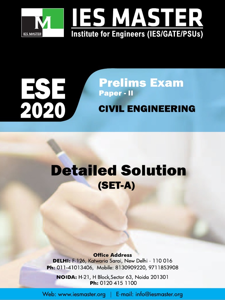 Civil Engineering Detailed Solution Set A PDF | PDF | Lime (Material ...