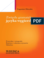 Zwięzła Gramatyka Języka Węgierskiego