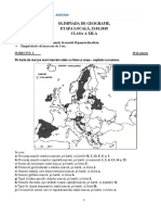 Subiecte Ol - Loc. Cls - XII 2019