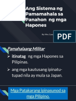 Pamahalaan Sa Panahon NG Hapon Notes 2019