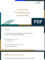 Functional Programming (Javascript)
