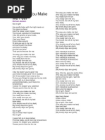 The Way You Make Me Feel Lyrics.docx