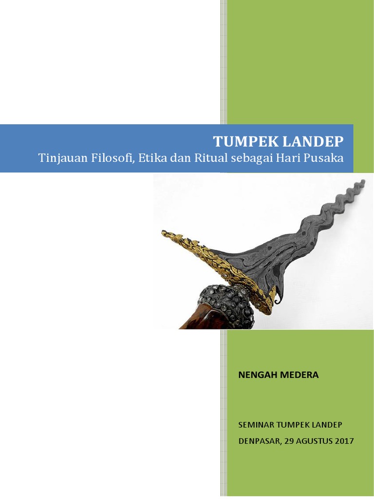 Tumpek Landep | PDF