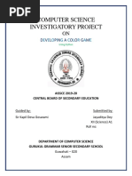 Snake Game Using Gui: Project Report For | PDF | Python (Programming ...