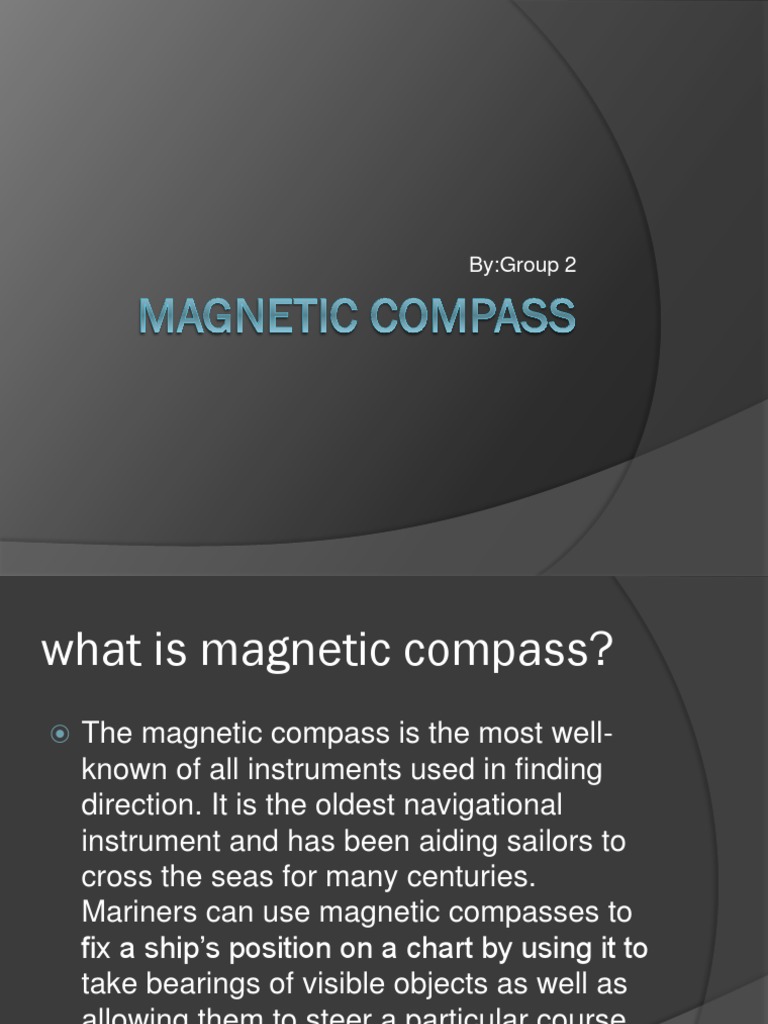Magnetic Compass PDF Compass Navigation 1669751485