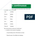 Present Continuous - Amsterdam Lesson 5