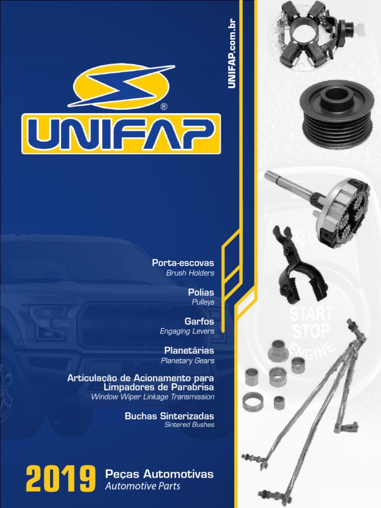 Porta Escova 12V Agrale/6Bt/4.236/Vw/Chevrolet - Ref.1.130/4 Unifap