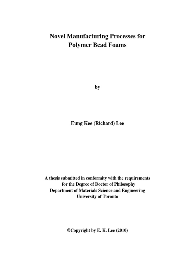 Epp Foam PDF Polystyrene Thermoplastic