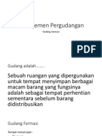 10 B. Manajemen PerGudangan