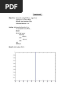 Experiment 1: (a) Impulse function δ (n) (b) Unit step function u (n) (c) Ramp function r (n)