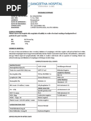 DISCHARGE SUMMARY