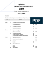 BBM Syllabus PDF
