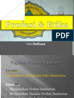 Profesi Dan Kode Etik Sanitarian