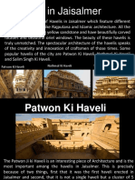 Haveli's in Jaisalmer