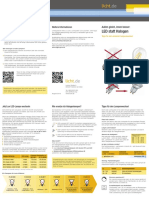 Flyer: LED Statt Halogen