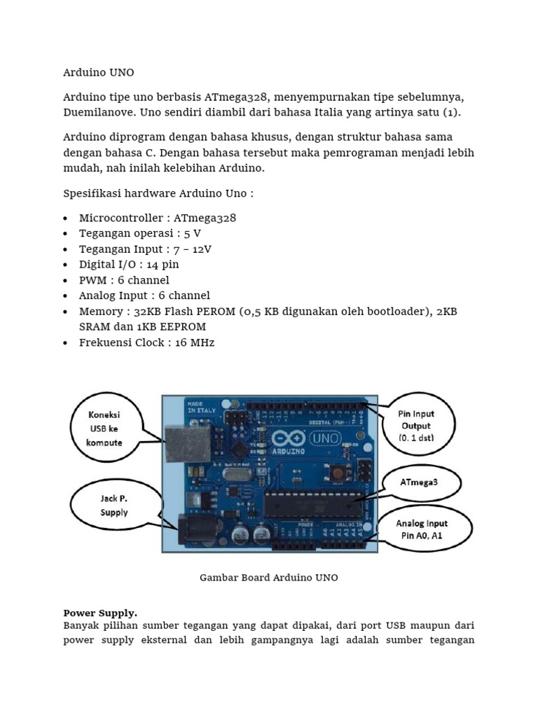 Pengenalan Arduino UNO | PDF | Teknologi & Rekayasa