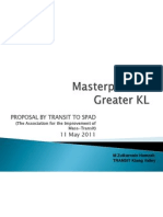 201012 TRANSIT's Proposal for Greater KL's Public Transport Master Plan