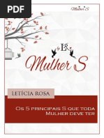 Os 5 Principais S que toda Mulher deve ter