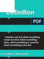 Definition