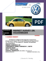 Project Report On Volkswagen by Gaurav Pandey