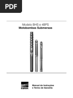 Manual instalacao e garantia bomba de poço artesiano