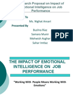 Impact of EI On Job Performance