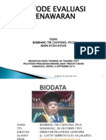 Metode Evaluasi Penawaran