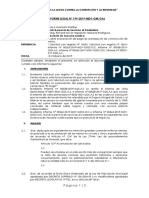 Informe #198-2019-MDY-GM-GAJ Sobre Exoneración de Nicho