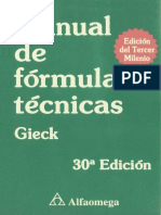 Kurt Gieck - Manual de Formulas Tecnicas - 30ava Edicion