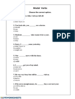 Modal Verbs Test