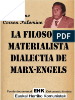 La Filosofia Materialista Dialectica MARX ENGELS