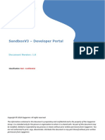 Solution Blueprint SandboxV3 DeveloperPortal v1.0