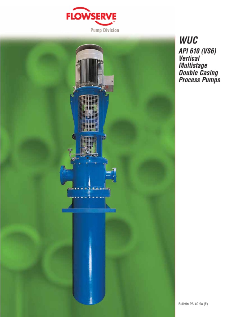 Flow Serve VS6 API Pump PDF | Download Free PDF | Pump | Bearing ...