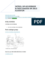 Cat 305 Excavator Fuel System Governor